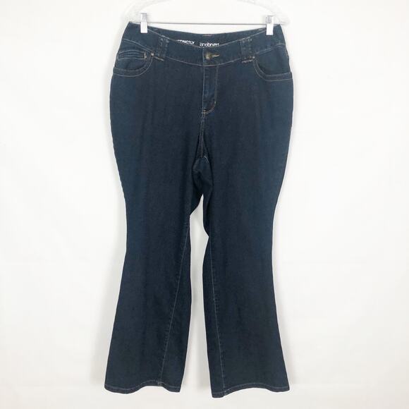 Lane Bryant Distinctly Boot Blue 5-Pocket Jeans - Picture 2 of 11